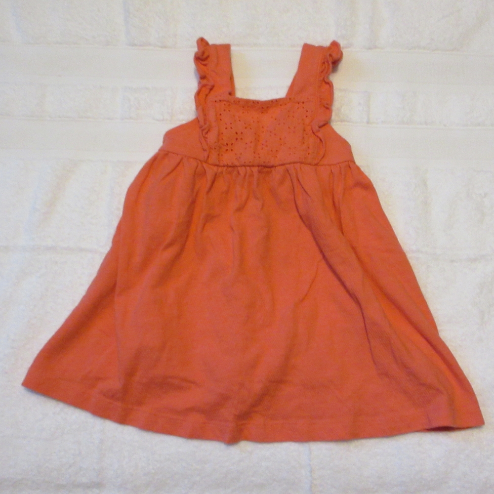 Carter's Coral Ruffle Dress
